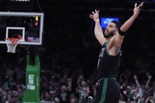 Jayson Tatum et les Celtics joueront une nouvelle finale de Conférence. KEYSTONE/AP/Charles Krupa